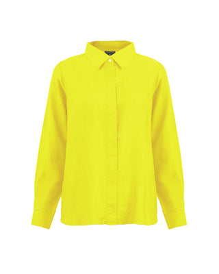 Camisa Seda Manga Larga Clásica - Colores Fuego