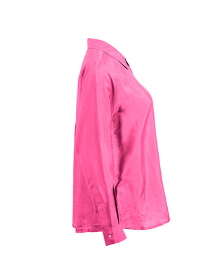 Camisa Seda Manga Larga Clásica - Colores Fuego