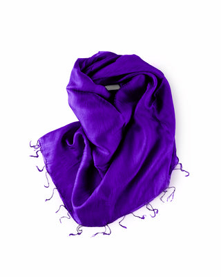 Pañuelos Gasa Seda Colores Morados