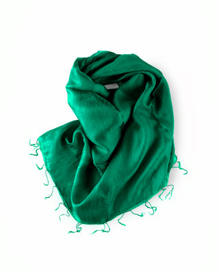 Pañuelos Gasa Seda Colores Verdes