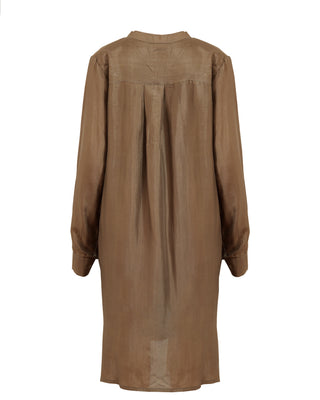 Vestido Túnica Seda Peacock