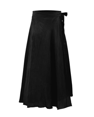 Falda Midi Doble Capa 100% Seda