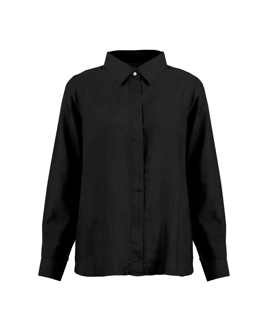 Camisa Seda Manga Larga Clásica- Colección Tierra