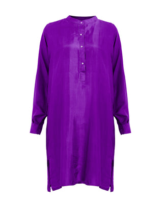 Vestido Túnica Seda Peacock