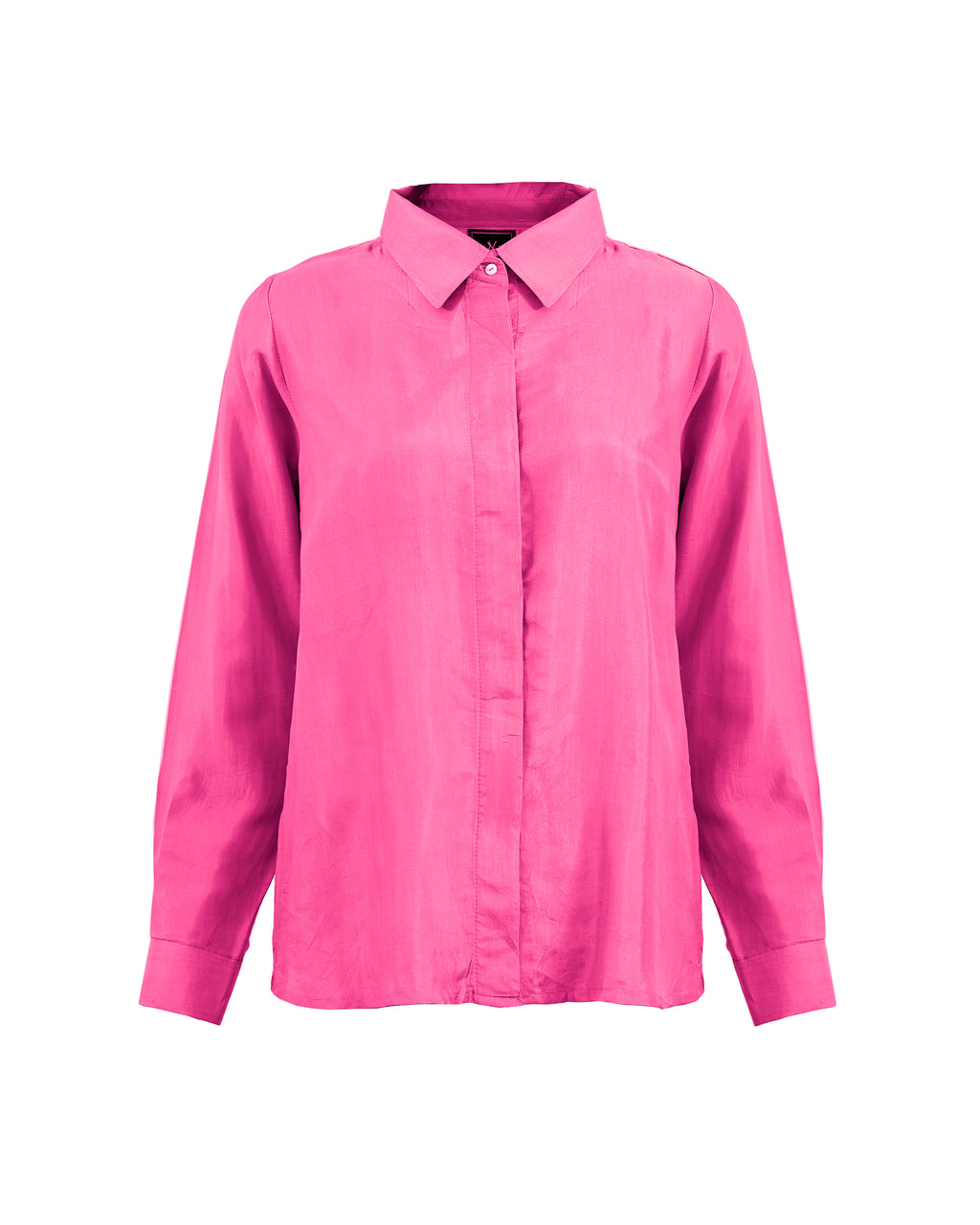 Camisa Seda Manga Larga Clásica - Colección Fuego