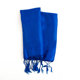 Mantillas Seda Gruesa- Colores Azules