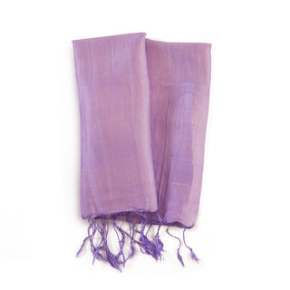 Mantillas Seda Gruesa- Colores Lilas Y Morados