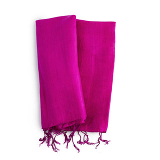 Mantillas Seda Gruesa- Colores Rojos Y Rosas