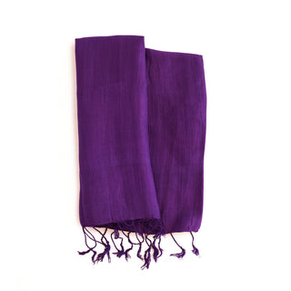 Mantillas Seda Gruesa- Colores Lilas Y Morados