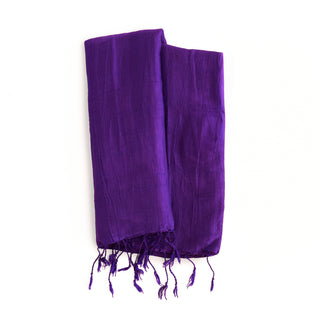 Mantillas Seda Gruesa- Colores Lilas Y Morados