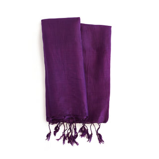 Mantillas Seda Gruesa- Colores Lilas Y Morados