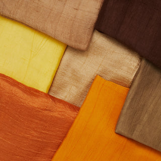 Mantillas Seda Gruesa- Colores Neutros, Amarillos Y Naranjos