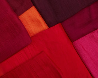 Mantillas Seda Gruesa- Colores Rojos Y Rosas