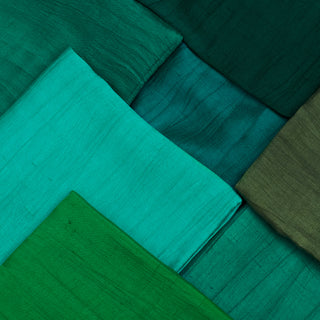 Mantillas Seda Gruesa- Colores Verdes