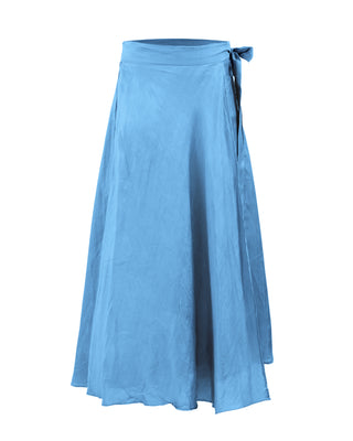 Falda Midi Doble Capa 100% Seda