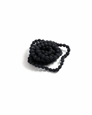 Collar Seda Cuenta Madera Pequeña 0,2 cms-2 vueltas