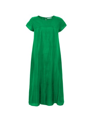 Vestido Largo 100% Seda Flor de Papaya