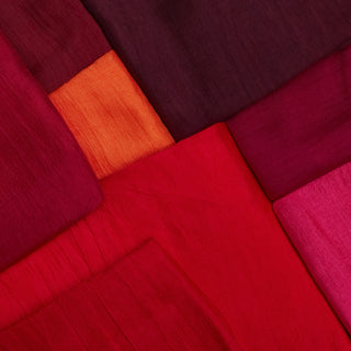 Mantillas Seda Gruesa- Colores Rojos Y Rosas