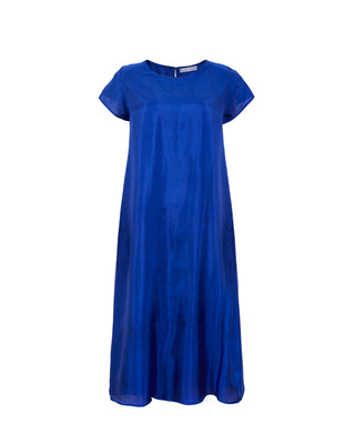 Vestido Largo 100% Seda Flor de Papaya