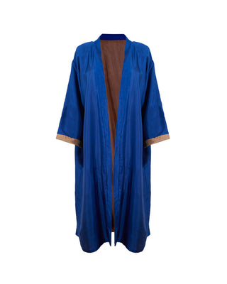 Kimono Seda Bicolor Reversible Largo