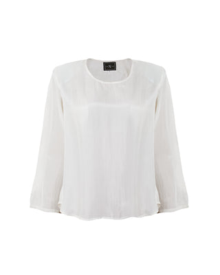 Polera Seda Manga Larga C.C