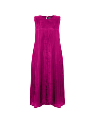 Vestido Largo Sin Mangas 100% Seda Fuama