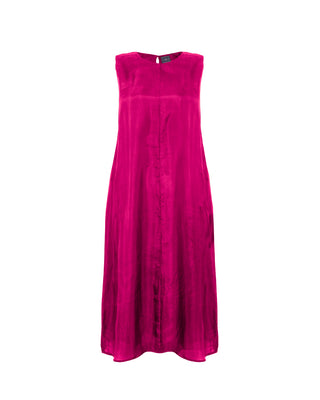 Vestido Largo Sin Mangas 100% Seda Fuama