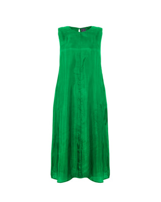 Vestido Largo Sin Mangas 100% Seda Fuama