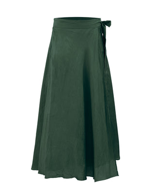 Falda Midi Doble Capa 100% Seda