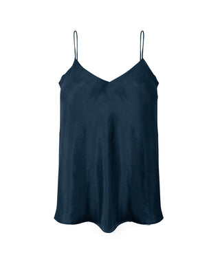 Polera  Seda Tiritas Al Sesgo