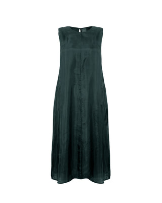 Vestido Largo Sin Mangas 100% Seda Fuama